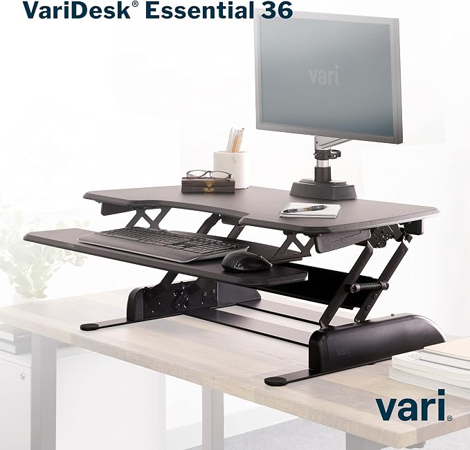 Vari - VariDesk Essential 36 - Two-Tier Standing Desk Converter - Image 3