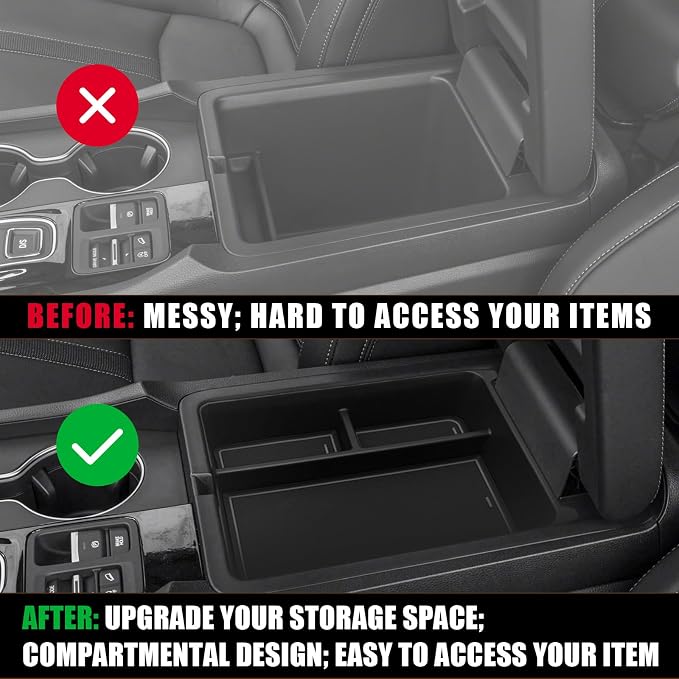 Muslogy Center Console Organizer Compatible - Image 3