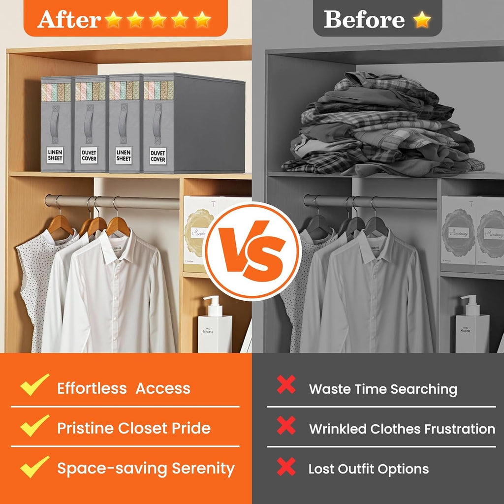 Bed Sheet Organizers and Storage,Closet Organizer Under Bed Storage