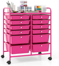 Giantex 12 Drawer Rolling Storage Cart Tools Scrapbook Paper Office School by Giantex