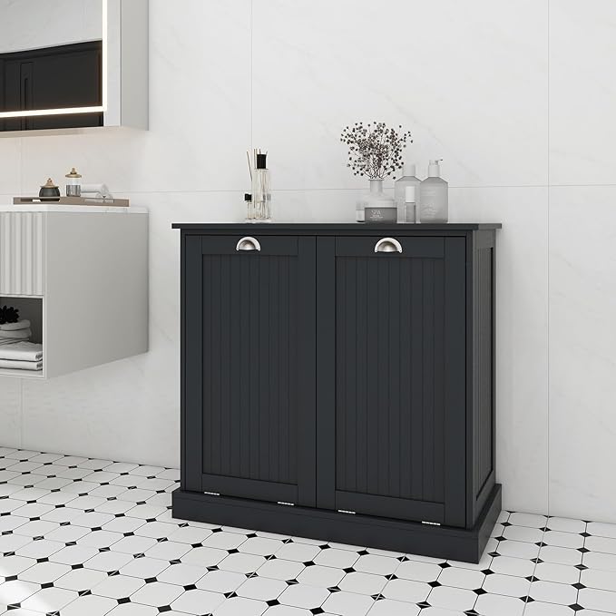Tilt Out Laundry Hamper Cabinet - Image 4