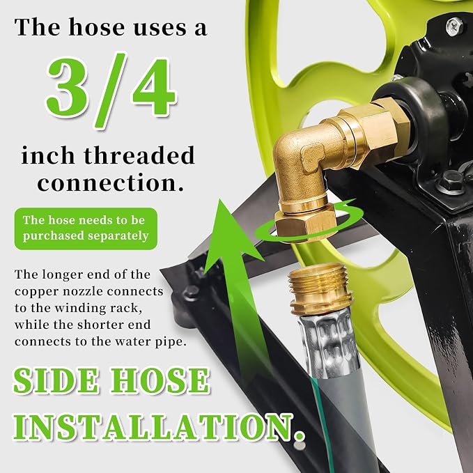Stainless Steel Garden Hose Reel - Image 3