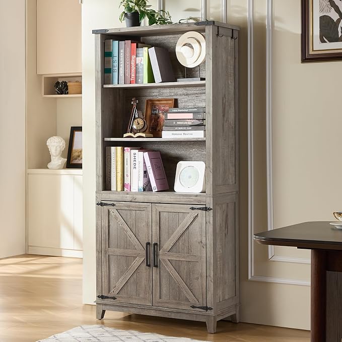 70in Tall Bookshelf 5 Tier Bookcase by Joaxswe