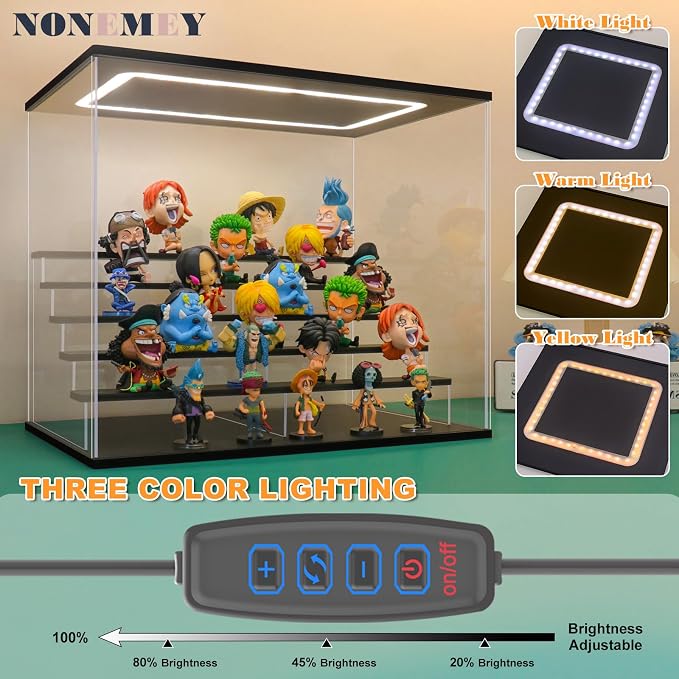 NONEMEY Clear Acrylic Display Case Stand - Image 2