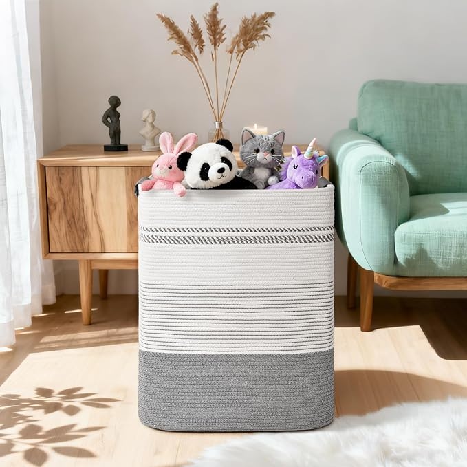 Laundry Hamper, 85L Tall Laundry Basket - Image 2