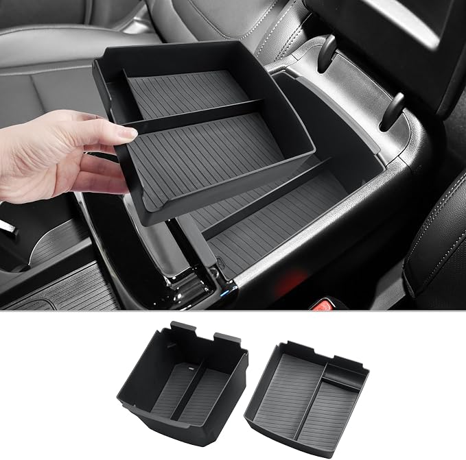 CDEFG 2Pcs for 2025 2026 Hyundai Tucson Limited Center Console Organizer - Image 7