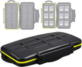 JJC MC-SD12 Ruggard SD Card Case, Shockproof SD Card Case, Water-Resistant SD by Fotasy