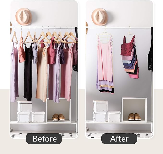 ZEDODIER 2 Pack Tank Top Hanger Space Saving, Bra Hangers - Image 3