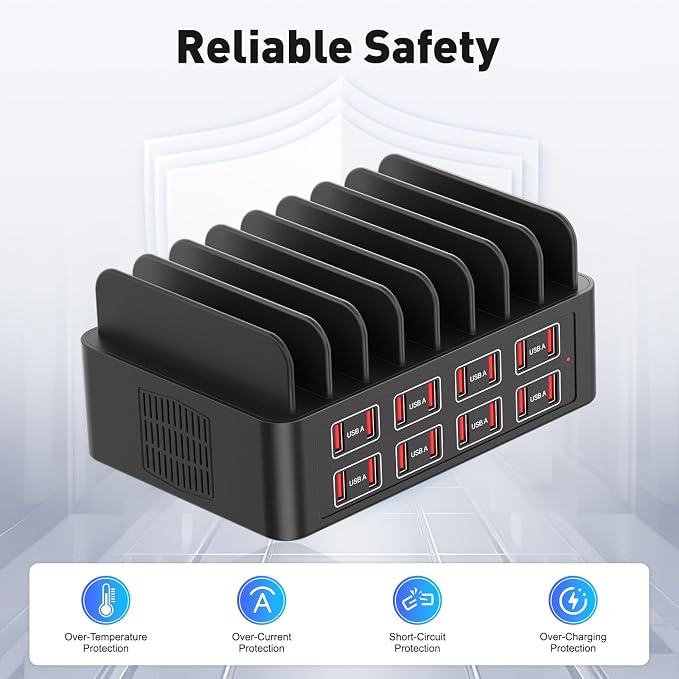 USB Charging Station, 150W 16 Port USB a Charging Station - Image 4