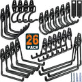 26 Pack Garage Hooks Heavy Duty Utility Steel by HUPBIPY