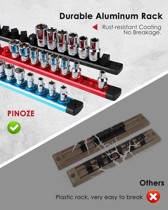 3/8" Magnetic Socket Holder Organizer - Image 4