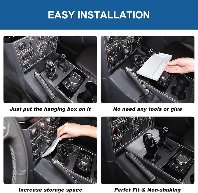 Gear Shift Center Console Front Tray Organizer Compatible - Image 6