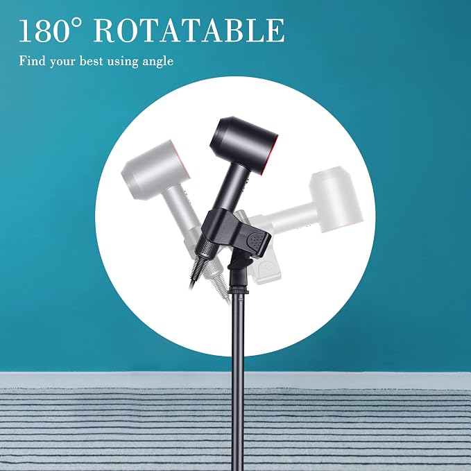 Hands Free Hair Dryer Stand Holder - 59in Adjustable Height - Image 3