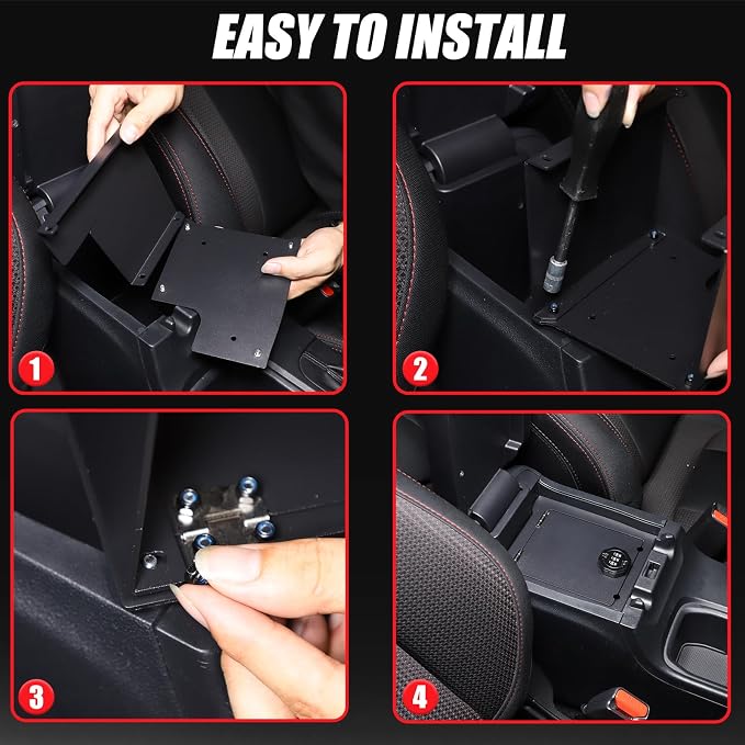 Center Console Lock Safe Box Compatible - Image 6