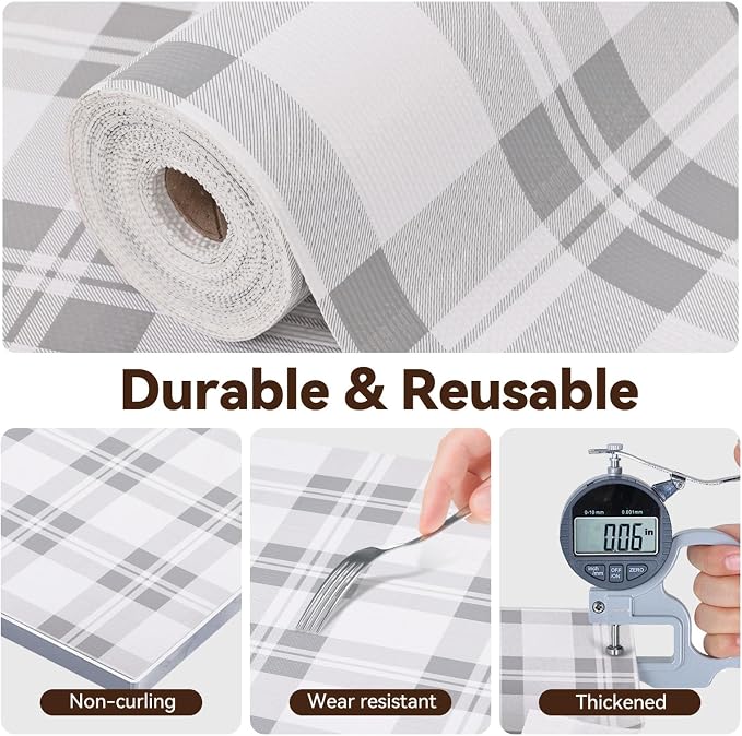 Drawer Shelf Liner for Kitchen Cabinets 12 in x 20 FT, Non Adhesive Slip - Image 6