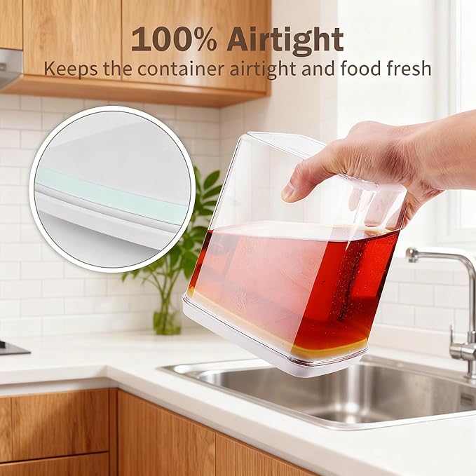 Pop Food Storage Containers Set Large Airtight Food Storage Containers - Image 3