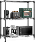 750 lbs 3 Tier Storage Rack Metal Wire Shelving Unit, Storage Standing Shelf by MEIGAOPLASTICANDMETALHKCOLIMITED