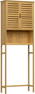BlueWish Bamboo Over The Toilet Storage Cabinet, Over Toilet Cabinet by RespondToEveryExpectation