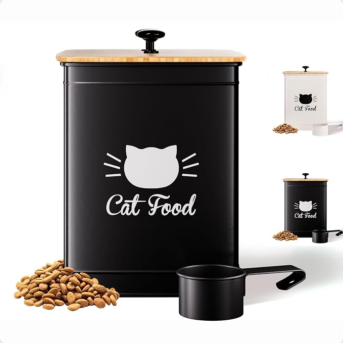Cat Food Storage Container by HBDesignCo