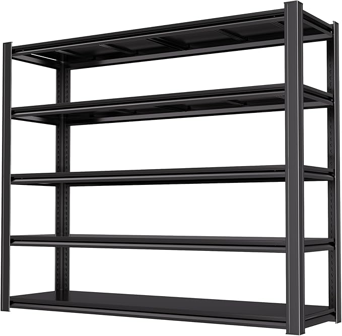 72“H Garage Shelving Heavy Duty Storage Shelves 3500 LBS Adjustable Metal by LIJIUHOME