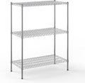 21" Deep x 42" Wide x 54" Height Wire Shelving Kit | 3-Tier | NSF Commercial by Regal+Altair