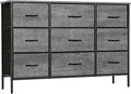 Dresser for Bedroom with 9 Deep Drawers, Wide TV Stand Modern TV Console by VASICAR