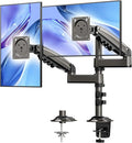 HUANUO 17-32 Inch Dual Monitor Stand, Gas Spring Dual Monitor Mount, Monitor by HUANUO