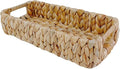 Rectangular Handwoven Wicker Basket by Pixoframe