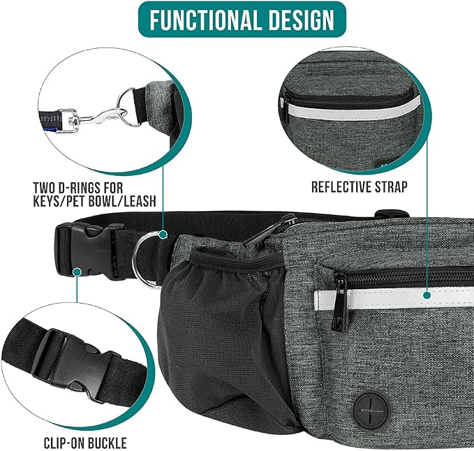PetAmi Dog Fanny Pack, Treat Pouch - Image 4