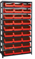 Quantum Storage Systems MSU-531RD Solid Heavy Duty 10 Shelves 27 MAGNUM Red by QuantumStorageSystems