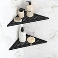 Corner Shower Shelves, 10” Recessed Tile Shower Shelf Matte Black, 304 by Qeke