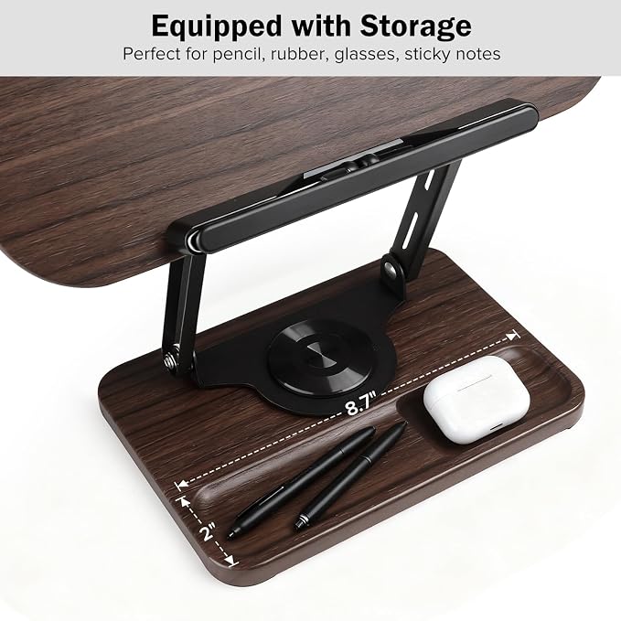 Book Stand with Light & Storage, Book Holders - Image 6