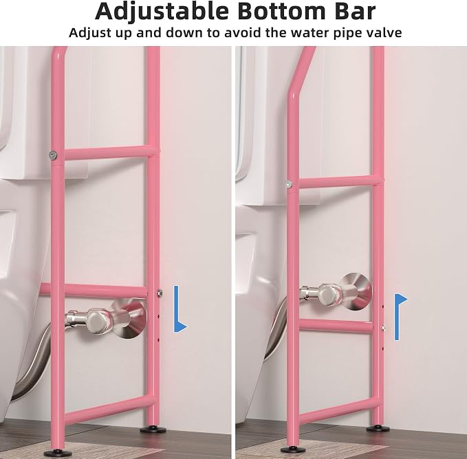3-Tier Over The Toilet Storage, Freestanding Metal Bathroom Shelves, Space - Image 5