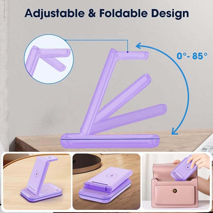Wireless Charging Station for Samsung/Android, Fast Wireless Watch Charger - Image 2
