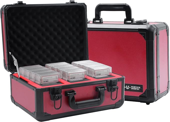 Graded Card Storage Box; Durable Sports, PSA Card Storage Case- Trading Card by UHZBTEC