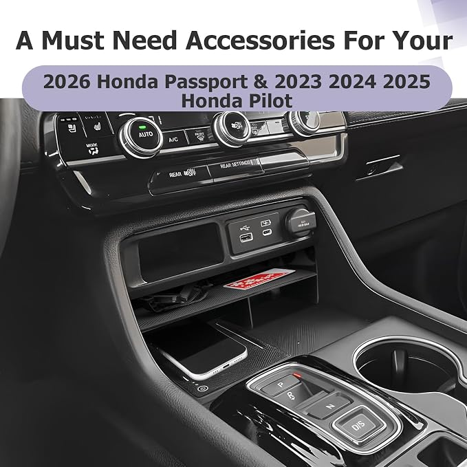 LUWU 2026 Passport Center Console Organizer Compatible - Image 7