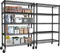 PrimeZone 74''H Wire Shelving 1250lbs 5 Tier Storage Shelves by PrimeZone