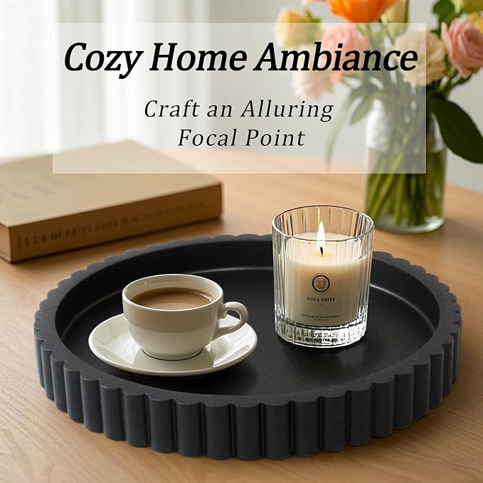 Decorative Coffee Table Tray, Modern Organizer - Image 4