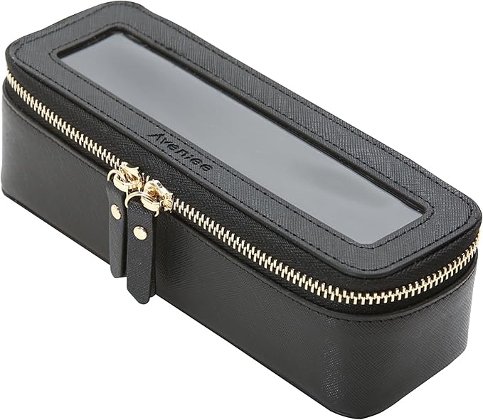 Aveniee Clear Makeup Brush Bag, Slim Cosmetic Brush Holder, Small Toiletry Bag by Aveniee
