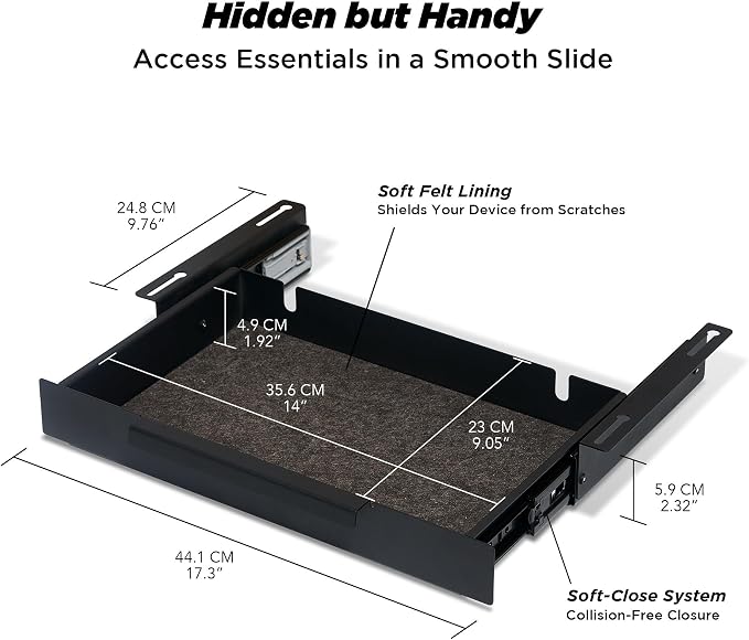 Moodular Add-ons Storage Drawer Black MSA-DR - Image 4