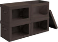 Stackable Storage Bins with Lids by Homsorout