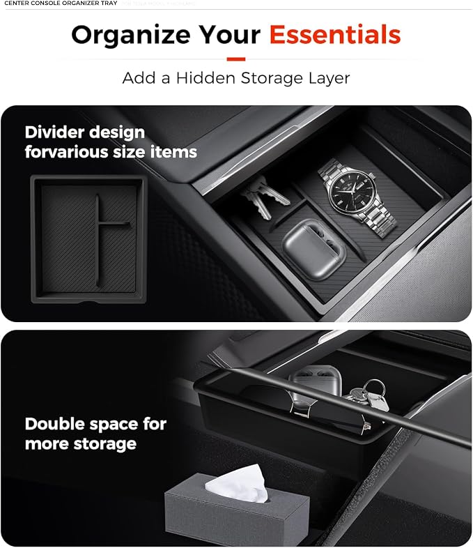 Center Console Organizer 1PCS Compatible - Image 5