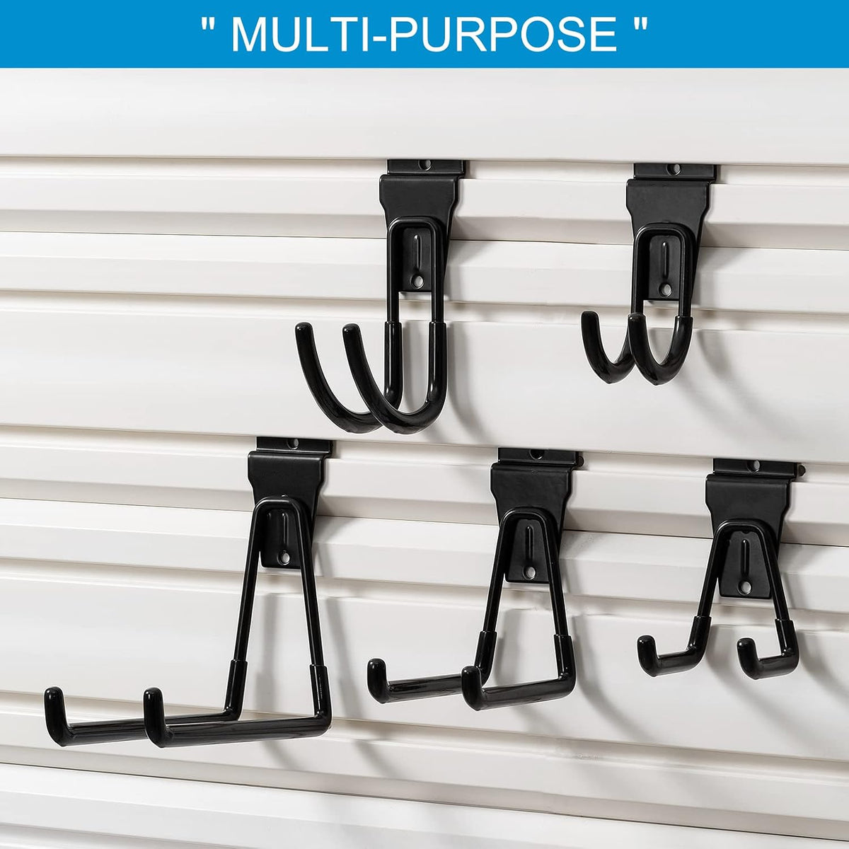 16 Pack Slatwall Hooks, Slatwall Accessories for Garage Storage, Heavy