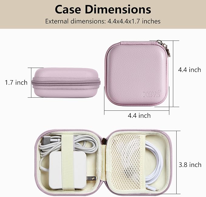 Charger Case for Macbook, Portable Tech Electronic Organizer Bag, Travel - Image 2