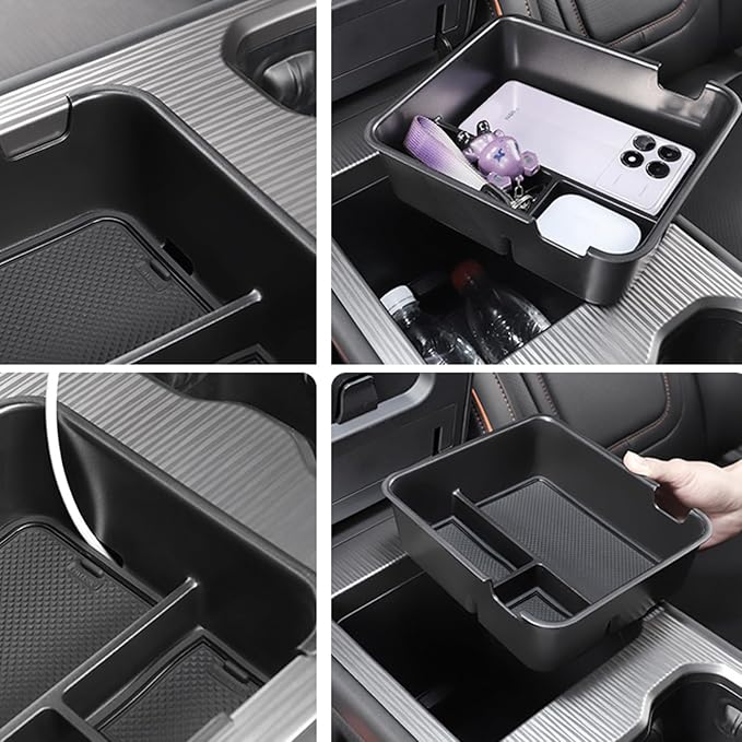 CTH for Jetour T1 2024 2025 2026 Center Armrest Storage Organizer Insert Tray - Image 6