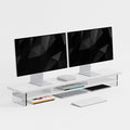 Dual‑Tier Monitor Stand for Modern Desk Setup – Minimalist Wooden and Metal by FENSULN