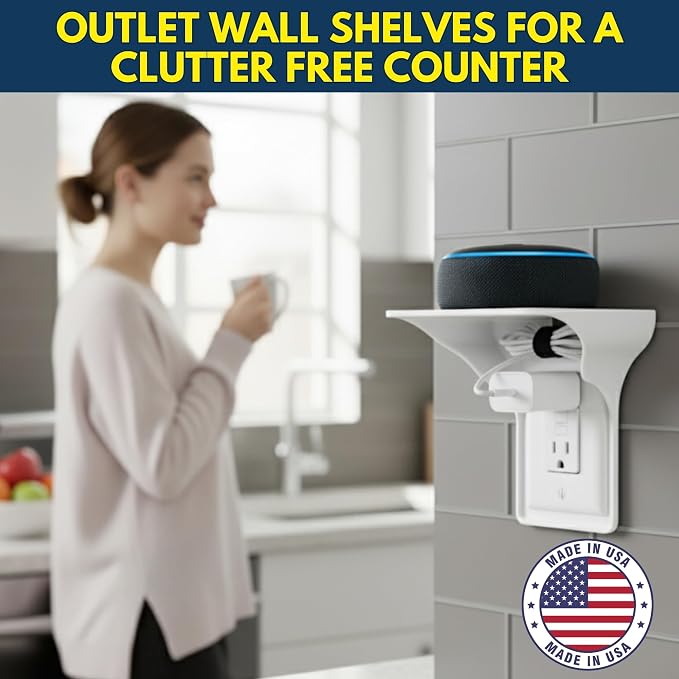 BeraTek Power Perch Wall Outlet Shelf - Image 7