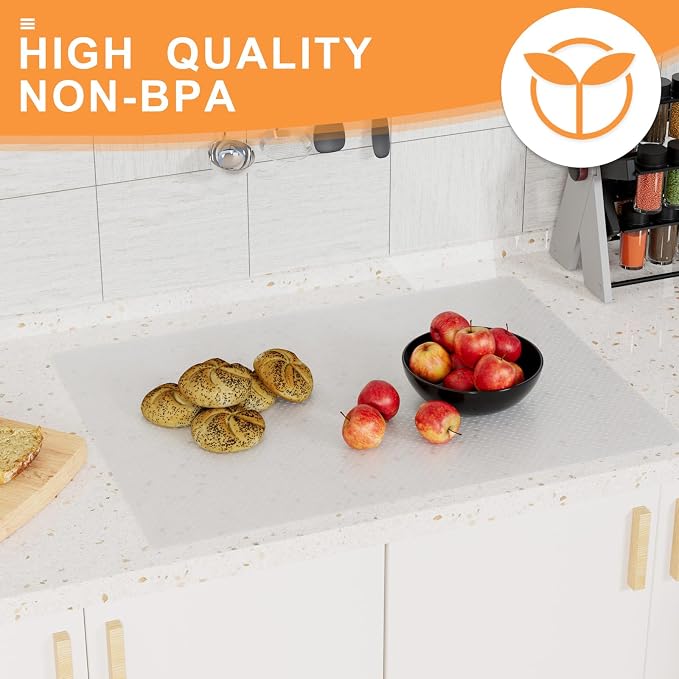 Clear Shelf Liners for Kitchen Cabinets - Image 8