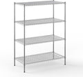 24" Deep x 48" Wide x 64" Height Wire Shelving Kit | 4-Tier | NSF Commercial by Regal+Altair