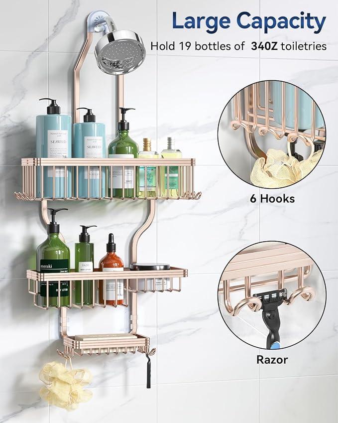 YASONIC Shower Caddy Hanging - Image 2